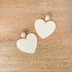 BaubleBar heart earrings